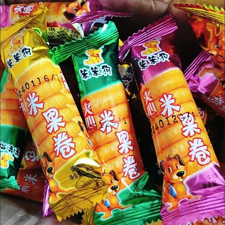 笨笨狗正品笨笨狗粗粮夹心米果能量棒米果米卷糙米棒儿童非油炸