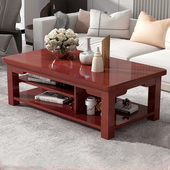 实木茶几小桌子简约现代家用小户型客厅阳台多层储物简易方形茶桌