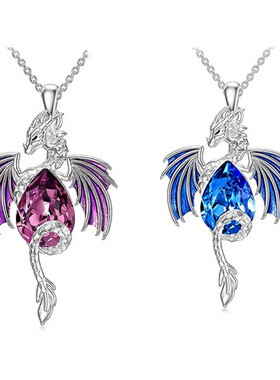 儿童项链女童新款个性小飞龙