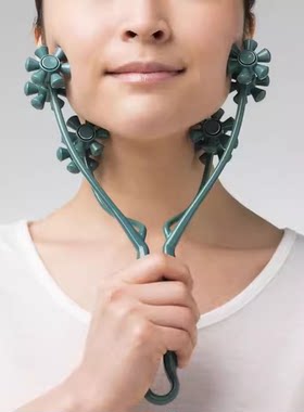 日本瘦脸神器v脸面部提拉紧致脸部滚轮按摩仪器瘦咬肌双下巴男女