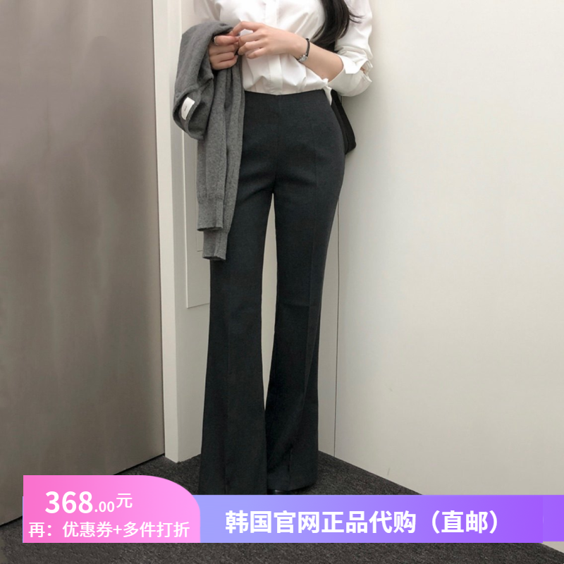 25春秋高级感西裤ol职业女式reine正品韩国代购修身显瘦窄版长裤