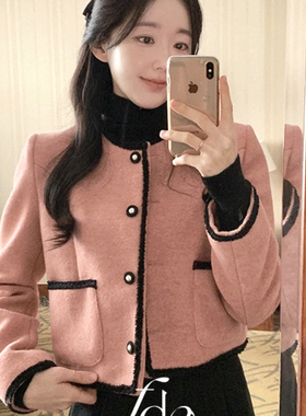 25春秋高级感小香风短外套女装fromdayone正品韩国代购美感上衣