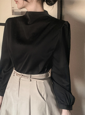 春秋高级感气质衬衫长袖女正品fromdayone韩国代购新套头宽松上衣
