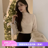 26春秋优雅气质衬衫 设计感纽扣上衣 韩国代购 小立领女装 reine正品