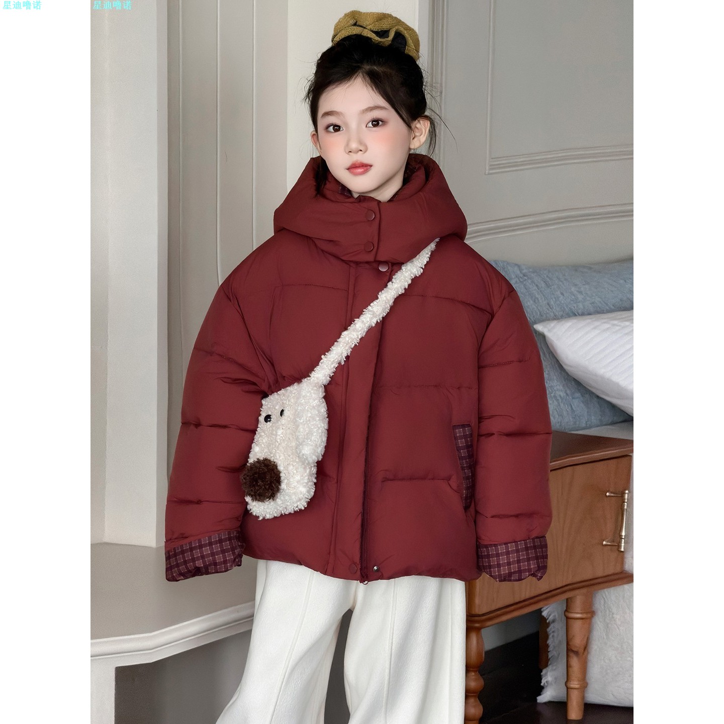 流行儿童爆款女棉服冬装季