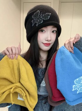 女秋冬新款保暖气质冷帽护耳包头