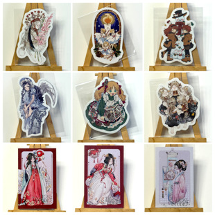 纸质周边 Shine异形卡小卡特材卡明信片拍纸本狮子太太原创人物卡