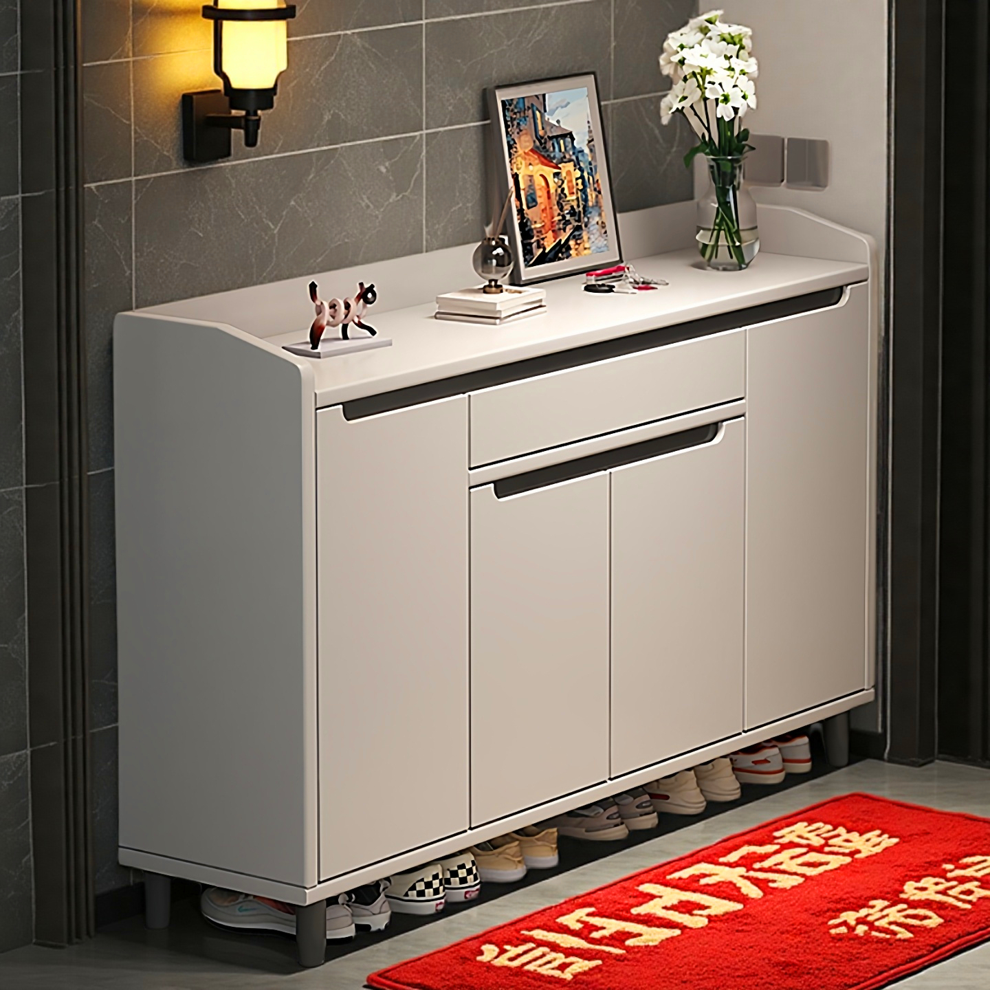 门口轻奢鞋柜入户玄关柜