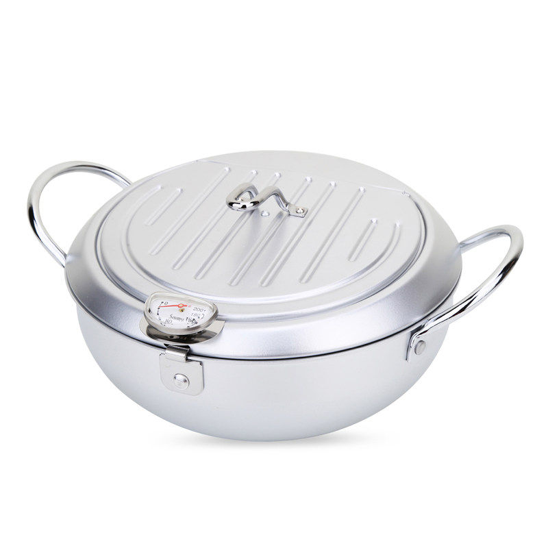 日本进口带温度计不粘无油烟小炸锅家用日式家用天妇罗油炸锅在类目 厨房/烹饪用具, 烹饪用具, 锅具/煲/烧水壶, 汤锅中 - 来自Buy2taobao.com提供专业的淘宝代购服务