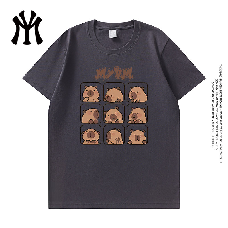 MYVM官方正品夏季情侣纯棉短袖潮流短袖男款爆款26新款T恤男女29