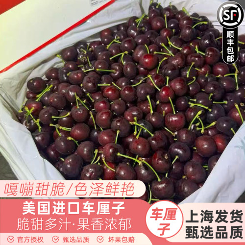 美国空运进口红车厘子黑珍珠一箱2斤2J新鲜樱桃送礼顺丰脆甜多汁