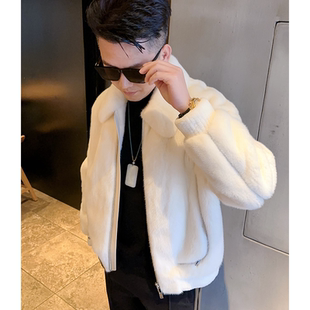 外套拉链设计 经典 纯白色飞行夹克男装 小众设计 南兮 NANXI