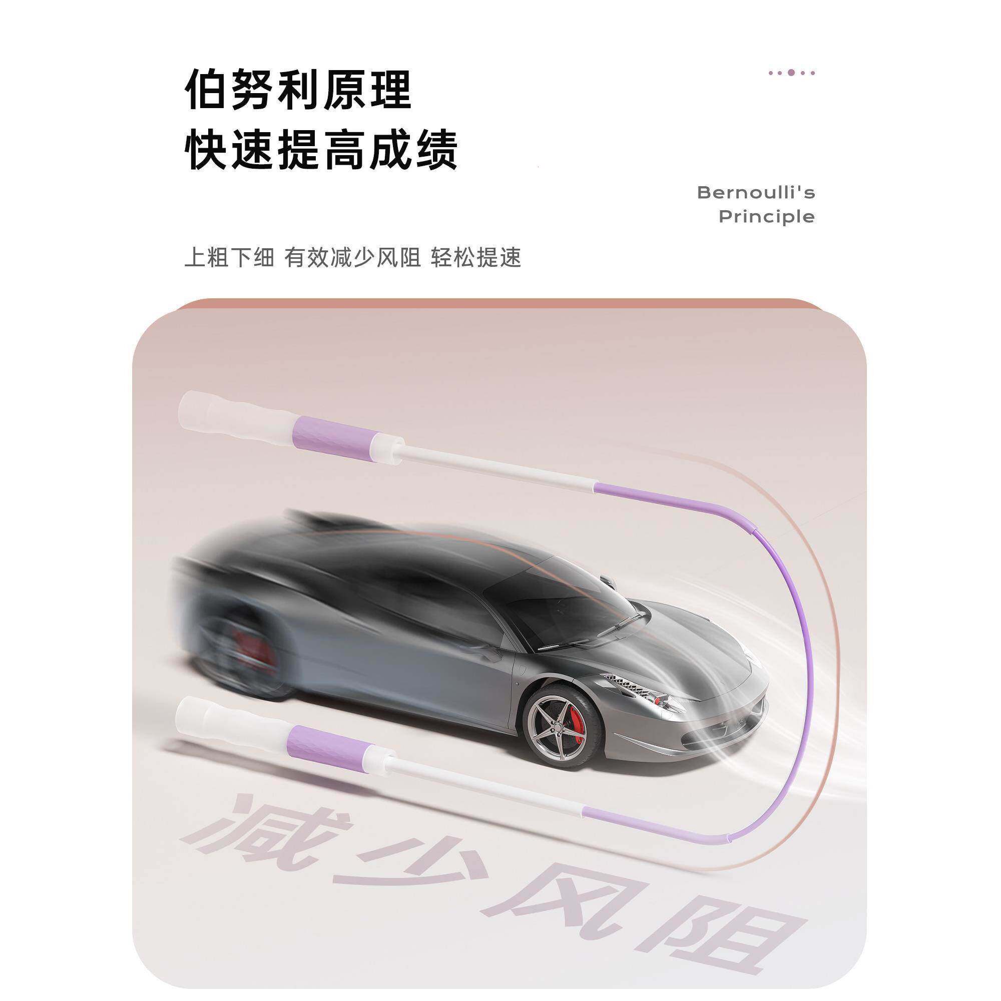 韩国跳绳小学生专用考试初学不打结钢丝沙式竞速运动超轻花式双摇