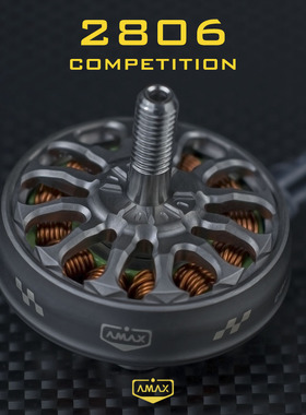 2806高端暴力精密动平衡高效无刷电机 穿越无人机航模 AMAX亚马仕
