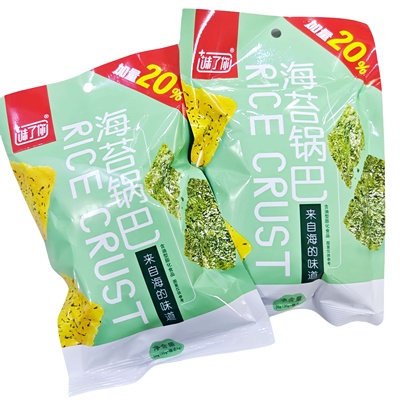 味了你海苔锅巴大袋零食膨化