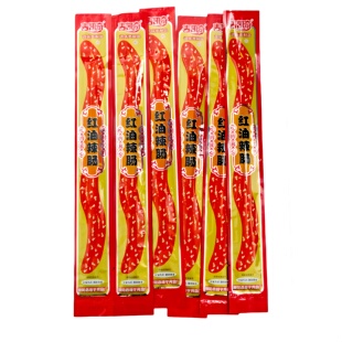 麦凯奇红油辣肠味辣条香辣棒8090后童年儿时怀旧零食校园小卖铺