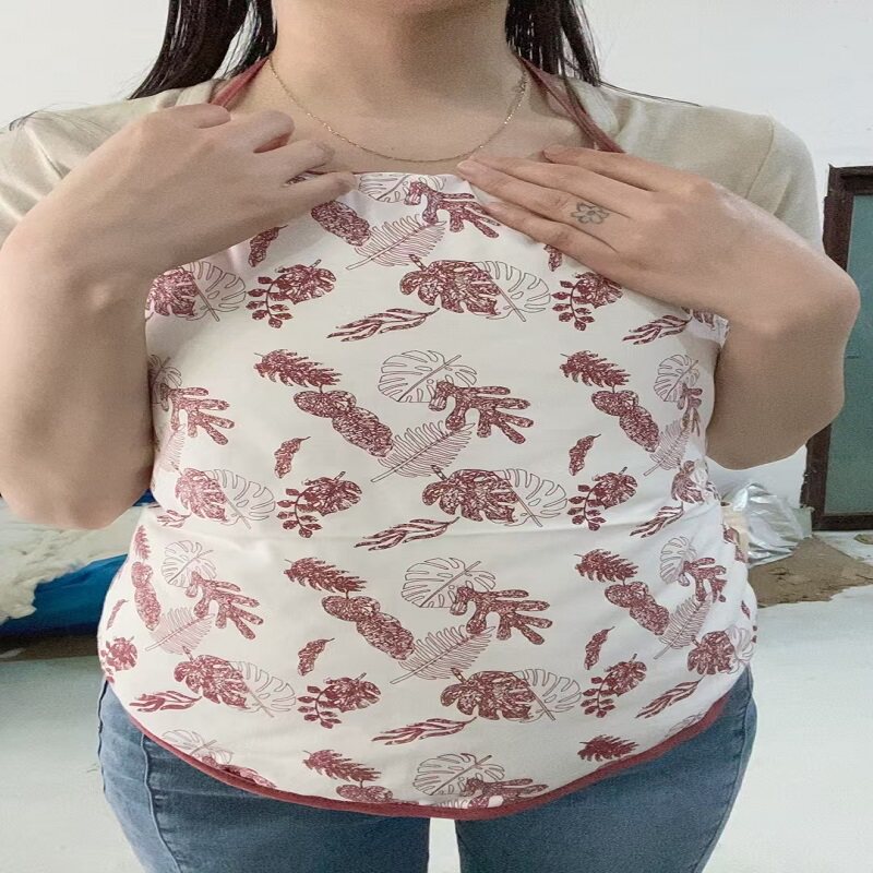 亲子款棉花圆肚兜女款护肚防着凉纯棉针织柔和四季绗棉款