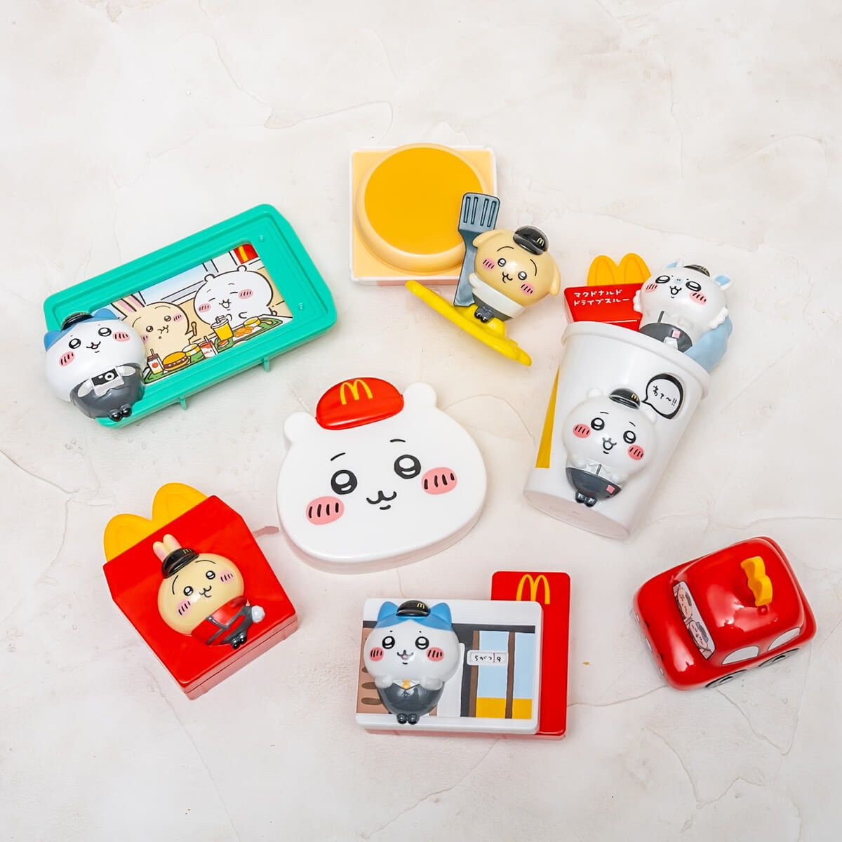现日本麦当劳吉伊卡哇McDonald's chiikawa盲盒摆件第一弹第二弹