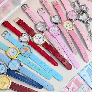 正版TOPTOY三丽鸥MyRoom联名手表盲盒美乐蒂HelloKitty腕表礼物女