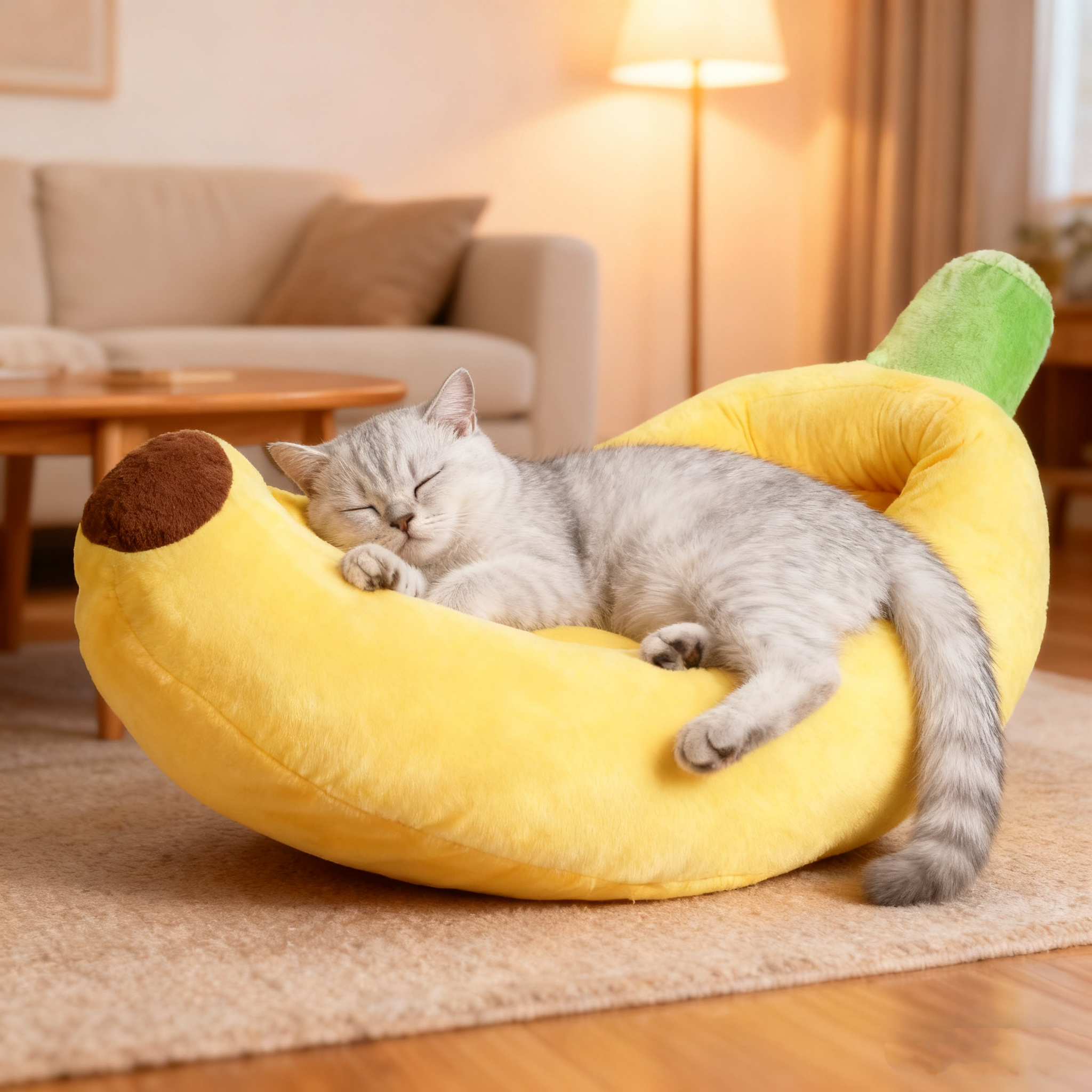 宠物暖冬可拆洗香蕉窝保暖