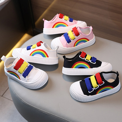 迪尼兔春秋休闲学院儿童帆布鞋