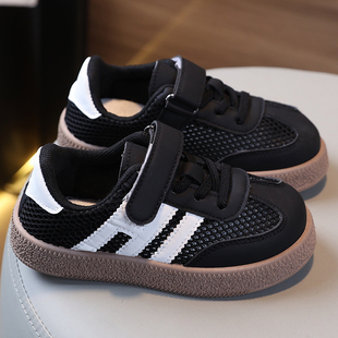 韩版儿童阿甘鞋2026春夏新款透气网面德训鞋男女童休闲软底运动鞋