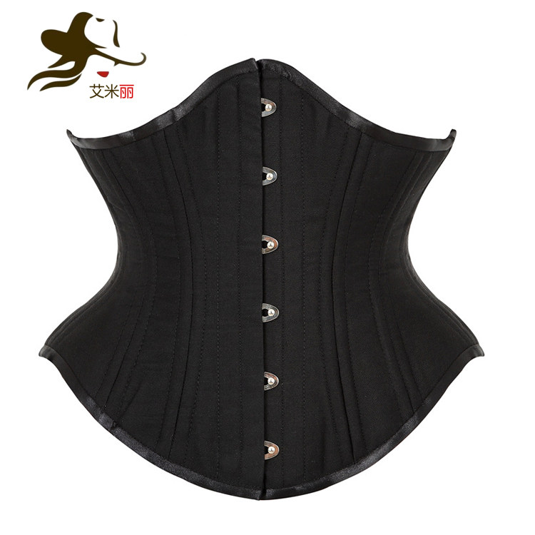 艾米丽网红英式沙漏双钢骨包胯宫廷塑身衣腰夹女收腹束腰带corset