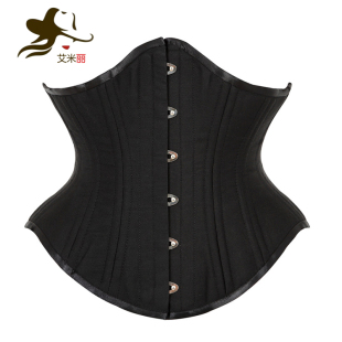 沙漏双钢骨包胯宫廷塑身衣腰夹女收腹束腰带corset 艾米丽网红英式
