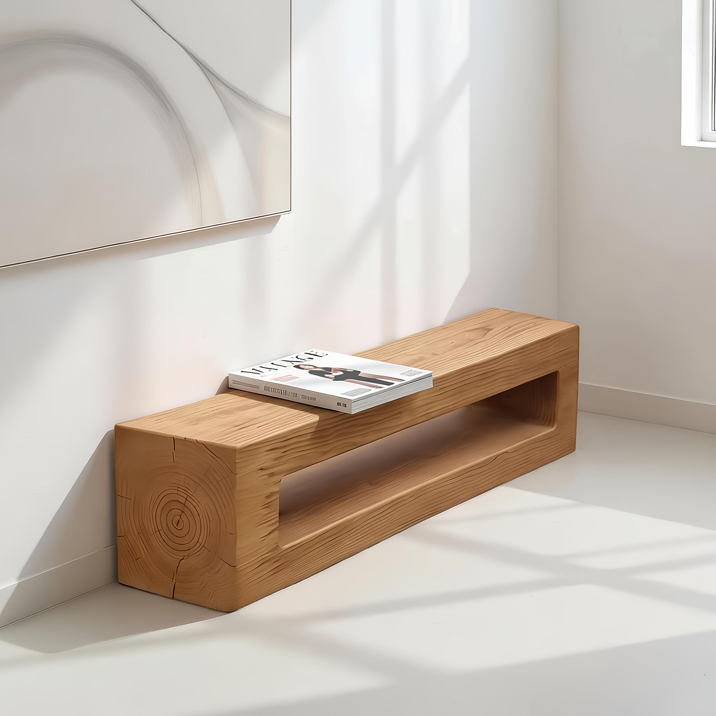 实木长条凳换鞋凳电视柜民宿复古