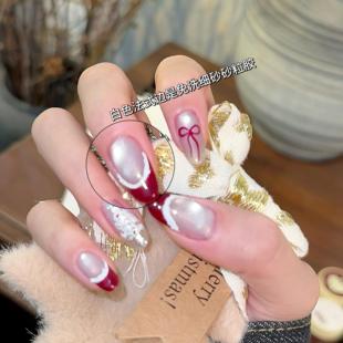 【魅萱】沙粒砂砾石膏胶白色百搭美甲胶罐装5g美甲店专用