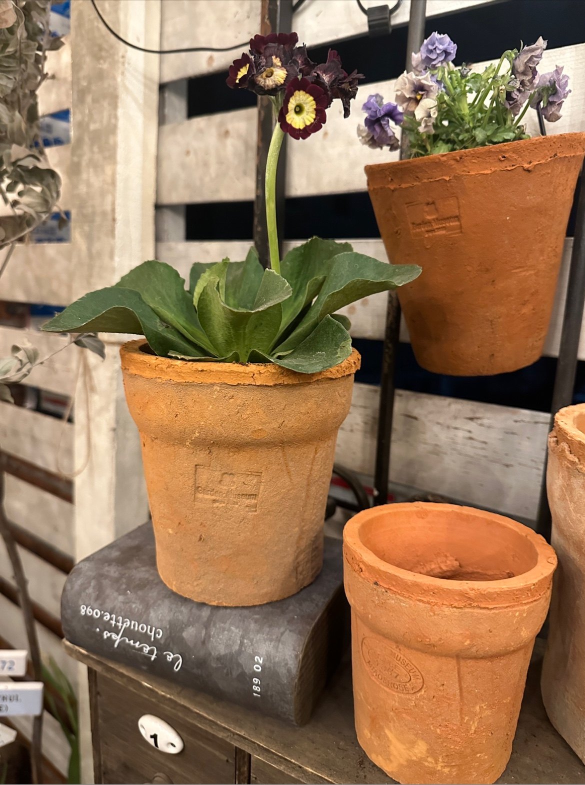 粗陶盆复古田园花园堆盆