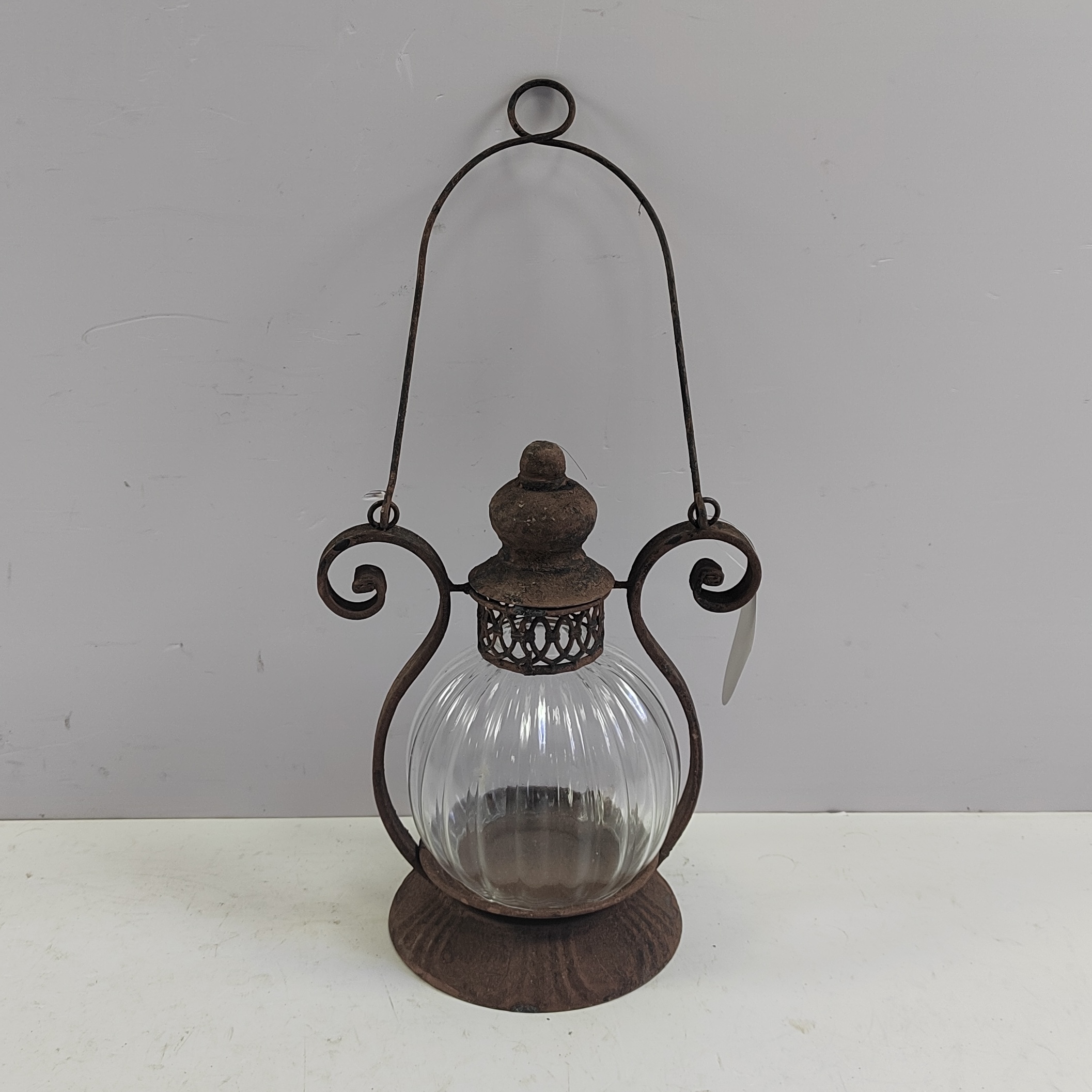 复古铁艺锈色做旧风灯花园装饰杂货提灯家居氛围咖啡厅民宿装饰