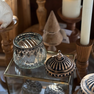 黑田玻璃小糖罐花园杂货