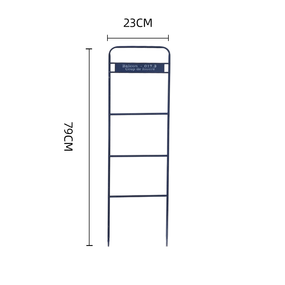 日系铁艺梯子花插爬藤架花盆装饰杂货植物牵引园艺围栏