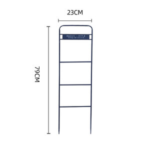 日系铁艺梯子花插爬藤架花盆装饰杂货植物牵引园艺围栏