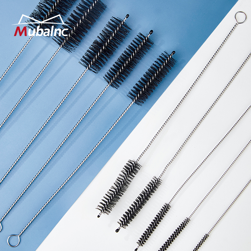 Mubalnc意式半自动咖啡机清洁刷蒸汽管道清理刷长柄毛刷壶嘴刷子