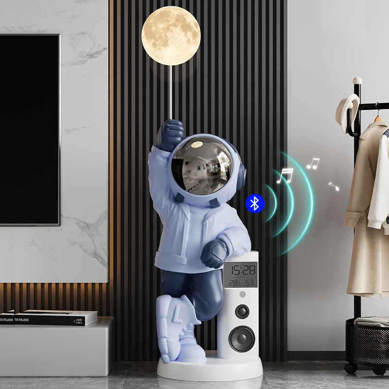 宇航员太空人音响客厅摆件落地灯