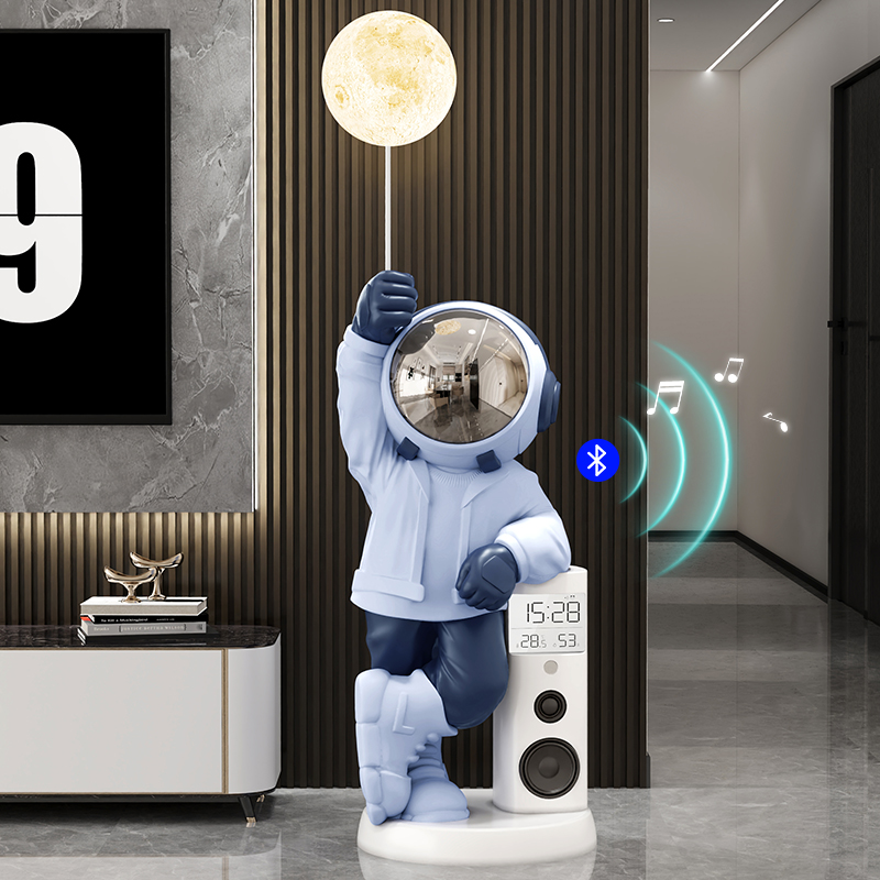 太空人宇航员摆件客厅大型落地灯