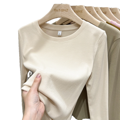 身上衣加绒加厚打底衫女内搭秋冬