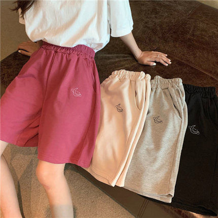 短裤女夏季宽松韩版高腰运动休闲百搭2025新款居家瑜伽睡裤潮ins