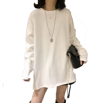 丽恋歌打底衫女加绒宽松长袖上衣