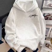 美式 连帽卫衣男女2025春秋冬加厚高街潮牌宽松慵懒风情侣加绒帽衫