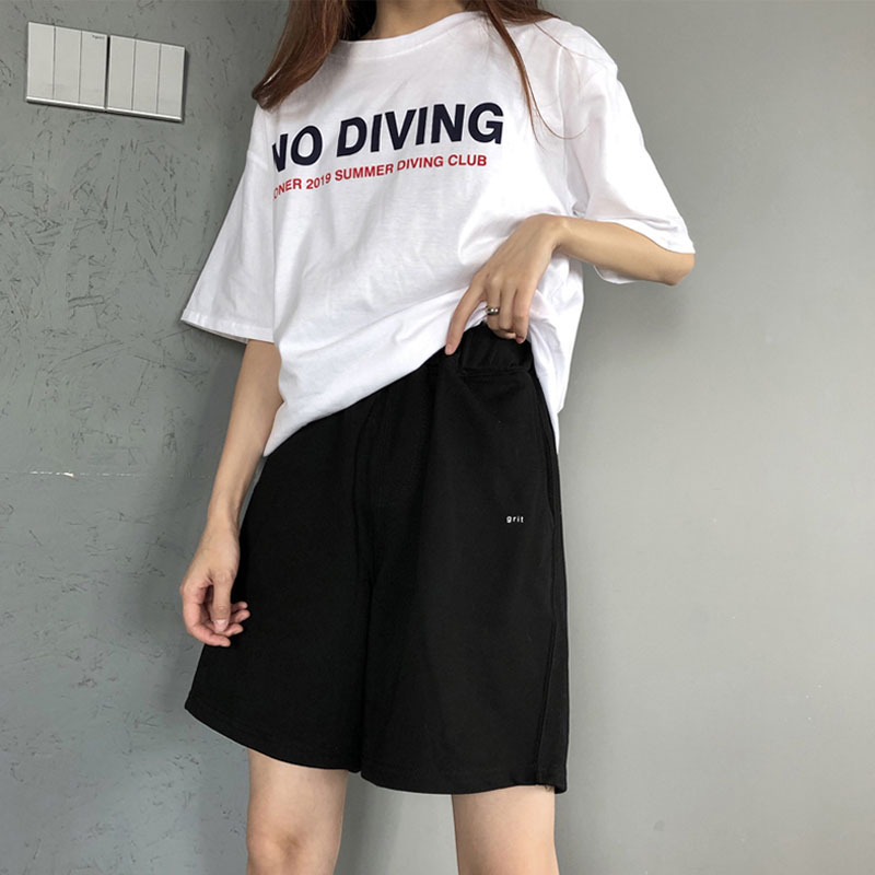 2021新款学生五分运动短裤女夏季薄款宽松休闲直筒港味潮ins中裤|ruв категории Женская одежда, брюки, брюки - от Buy2taobao.com для оказания профессиональной услуги покупки агента Taobao