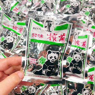 熊猫榨菜68克银杏牌榨菜丝即食下饭配粥面条配汤小吃儿时怀旧味道