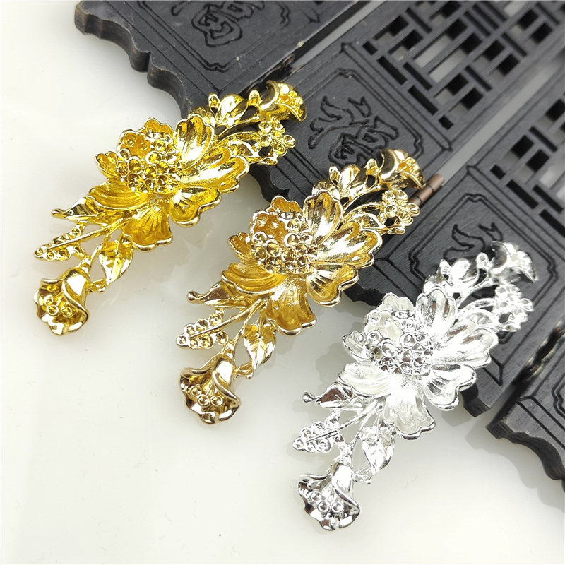 合金古风发簪合金立体花枝发冠新娘发饰自制手工diy饰品配件,饰品/流行首饰/时尚饰品新,其他DIY饰品配件,淘宝优惠券,粉丝福利购,淘宝优惠卷