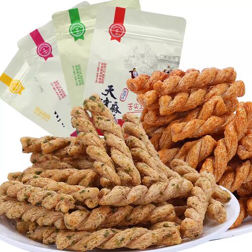 津卫浓小麻花网红零食手工糕点香酥多口味230g袋装天津特产小吃 - 封面