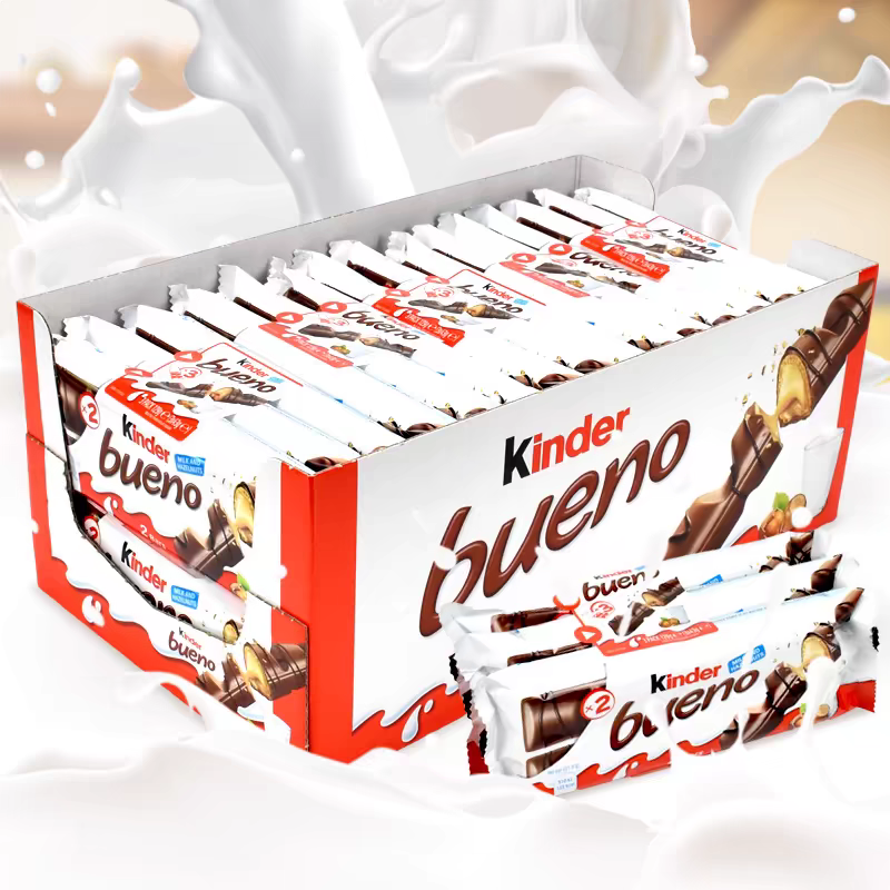 费列罗kinder健达缤纷乐巧克力建达夹心威化榛子儿童新年零食年货