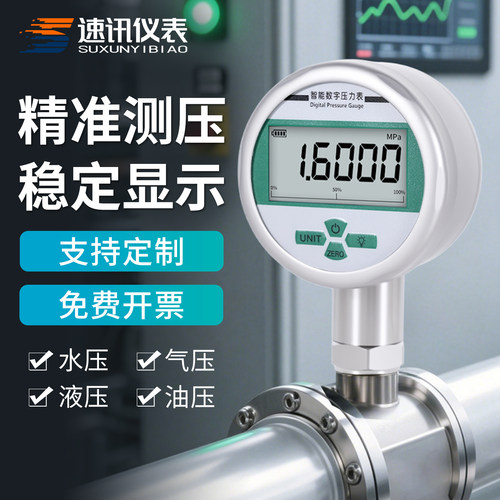 水汽油液压0.2%高精度数显压力表
