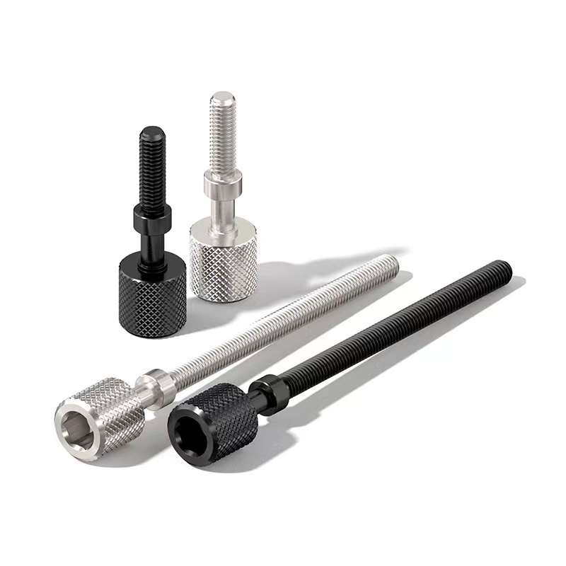 内六角孔滚花 粗牙螺纹 止动螺丝 调整螺栓 AJKTN6/8/10/12/16