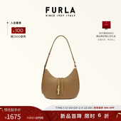 情人节礼物 FURLA芙拉GOCCIA牛皮小号女士单肩腋下包月牙包